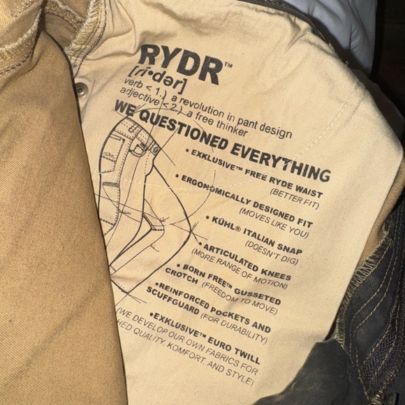 Men’s Kuhl Work Pants - Picture 3 of 4